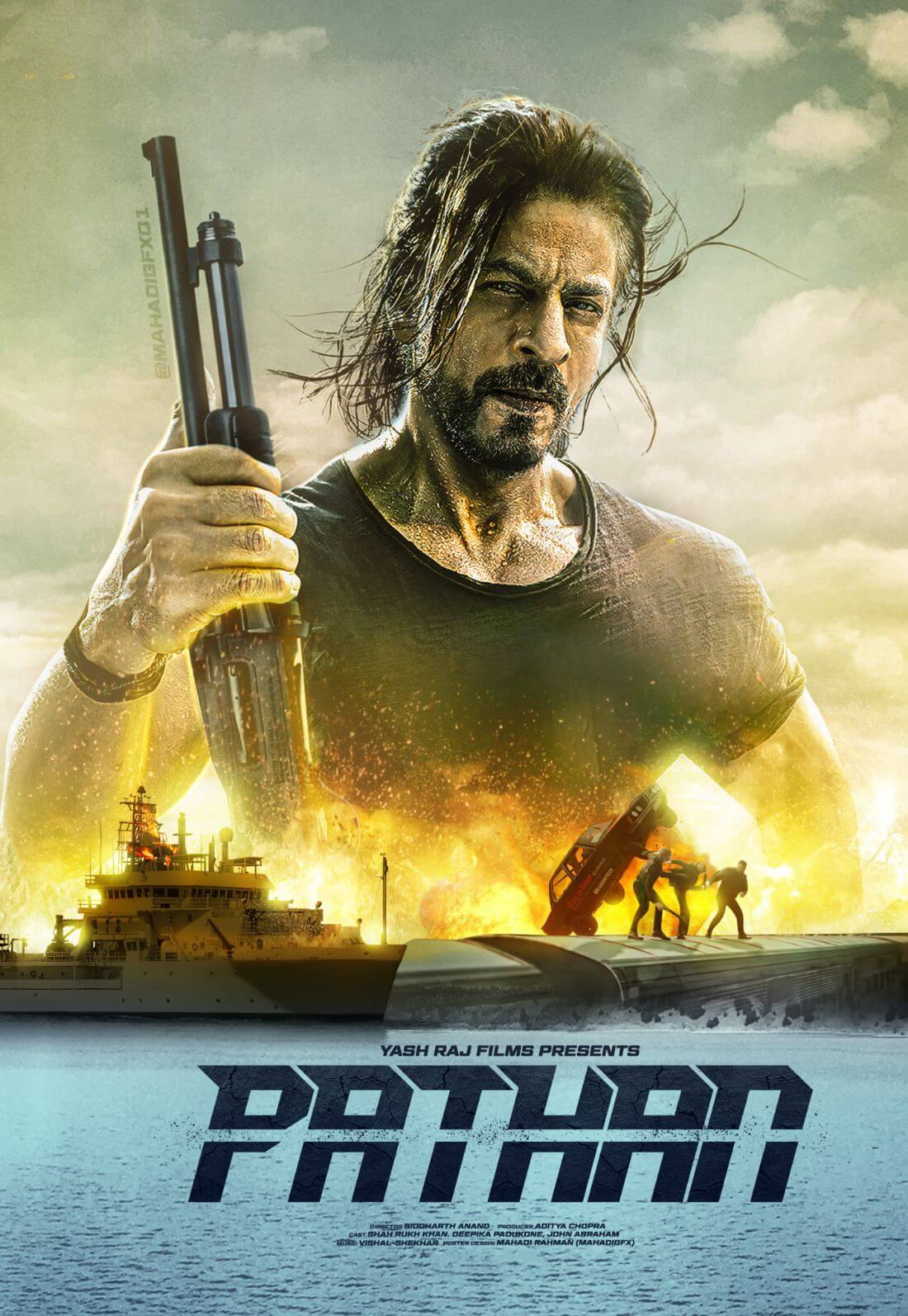 Movie Poster Happy New Year Full Movie Watch Pathan Shah Rukh Khan