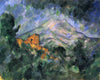 Montagne Sainte-Victoire And The Black Chateau - Canvas Prints