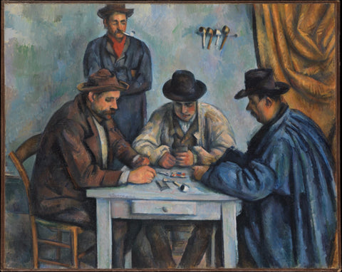 The Card Players - Posters by Paul Cézanne