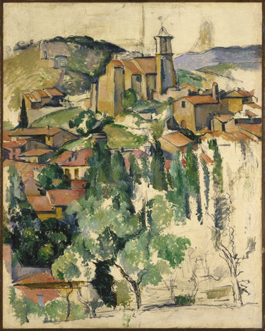 The Village of Gardanne - Art Prints by Paul Cézanne