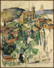 The Village of Gardanne - Canvas Prints