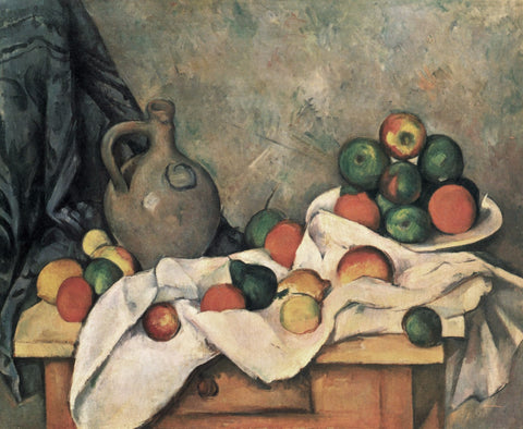 Still Life With Fruits - Large Art Prints by Paul Cézanne