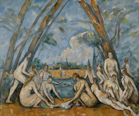 The Large Bathers - Les Grandes Baigneuses - Life Size Posters by Paul Cézanne