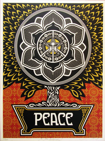 Peace - Shepard Fairey - Contemporary Painting - Posters by Contemporary
