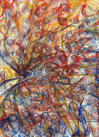 Peacock - Contemporary Abstract Art Painting - Large Art Prints by Shiya
