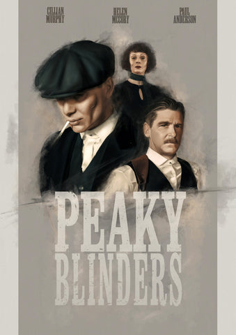 Peaky Blinders - Netflix TV Show - Illustrated Poster by Vendy