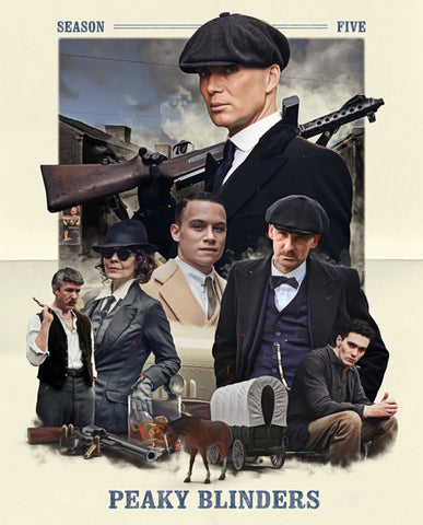 Peaky Blinders - Season 5 - Netflix TV Show - Fan Art Poster - Life Size Posters by Vendy