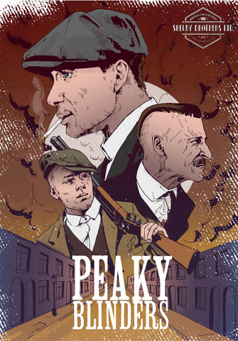 Peaky Blinders - Shelby Brothers Ltd - Netflix TV Show - Fan Art Poster by Vendy