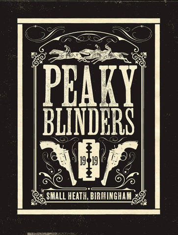 Peaky Blinders - Small Heath Birmingham - Netflix TV Show - Fan Art Graphic Poster by Vendy