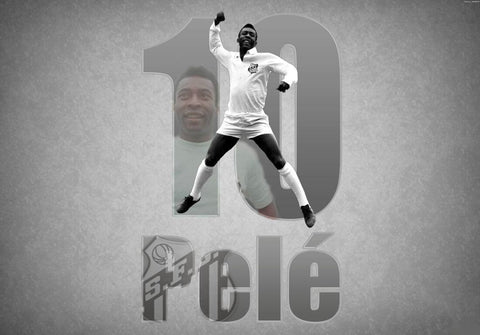 Pele - Football Legend - Poster by Tallenge