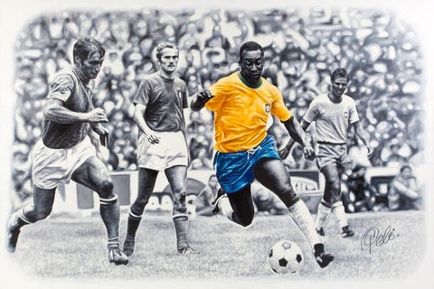 Pele - Soccer Superstar  - Poster 1 by Tallenge