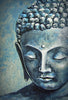 Pensive Buddha Art Painting - Framed Prints