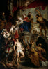 Madonna Enthroned with Child and Saints - Canvas Prints