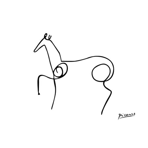 Horse - II by Pablo Picasso