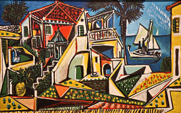 Mediterranean Landscape by Pablo Picasso | Tallenge Store | Buy Posters, Framed Prints & Canvas Prints