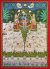 Indian Miniature Art - Pichwai Paintings - Srinathji - Canvas Prints