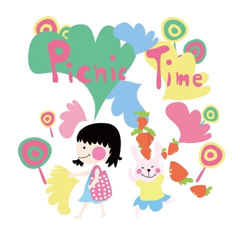 Picnic Time- Lets have Fun - Art Prints