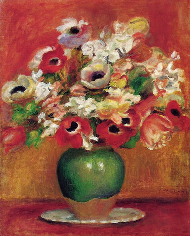 Flowers, 1885 by Pierre-Auguste Renoir