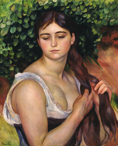 La Trenza by Pierre-Auguste Renoir