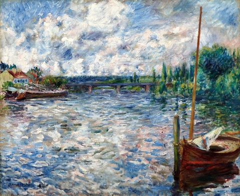 The Seine at Chatou - Life Size Posters by Pierre-Auguste Renoir