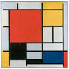 Mondrian, Composition With Red, Yellow, And Blue - Framed Prints