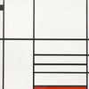 Piet Mondrian Composition in White, Black, and Red Paris 1936 - Canvas Prints