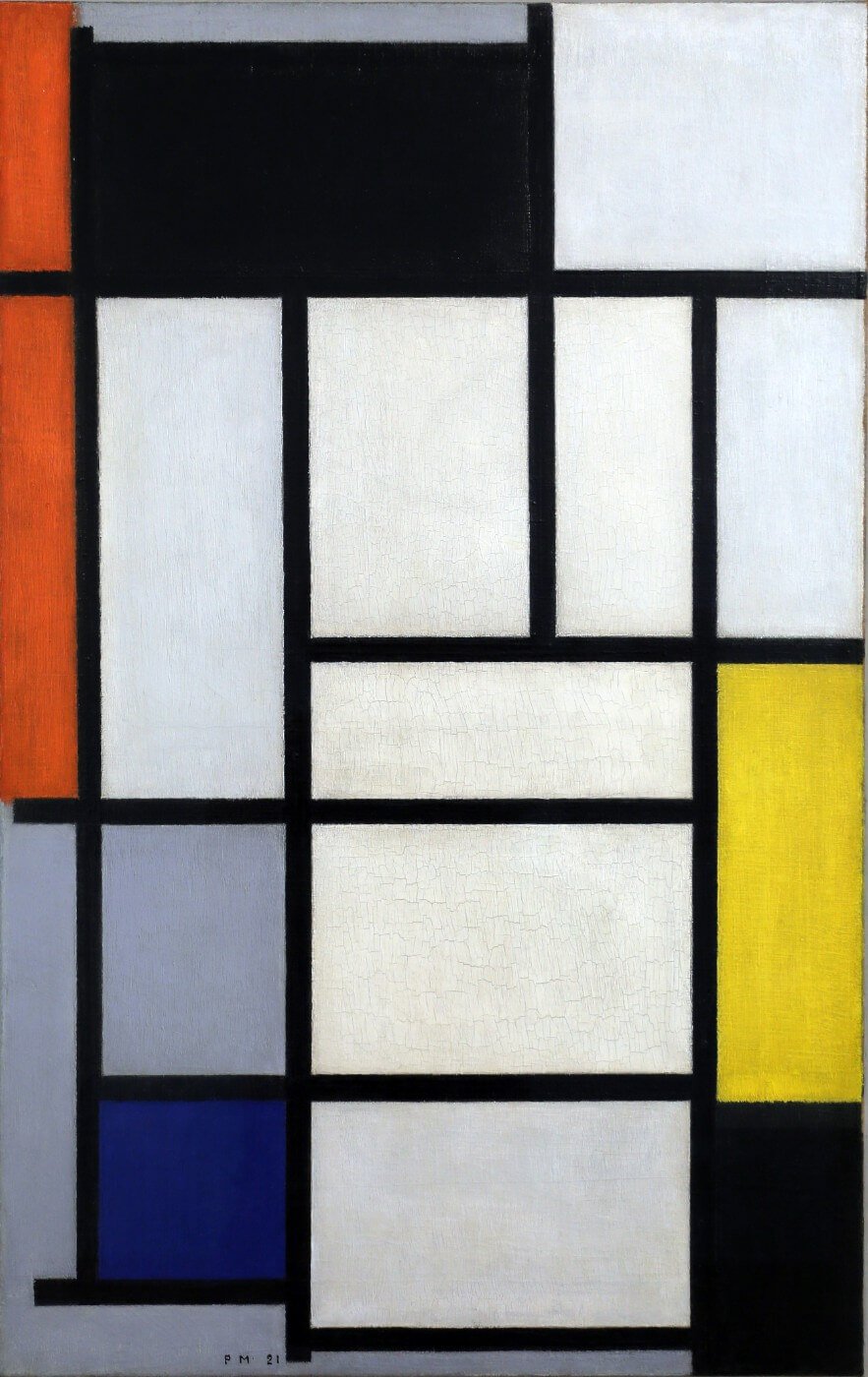 Piet Mondrian Composition 1921 - Art Prints by Piet Mondrian | Buy