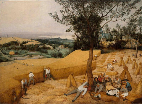The Harvesters - Canvas Prints by Pieter Bruegel the Elder