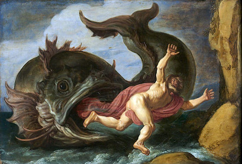 Jonah and the Whale (Jona En De Walvis) – Pieter Lastman – Christian Art Painting by Christian Artworks