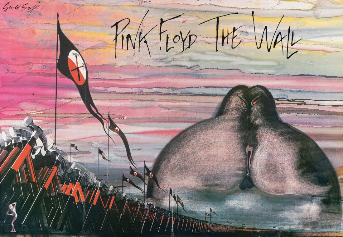 Pink Floyd - The Wall (Marching Hammers) - Art Poster - Framed Prints