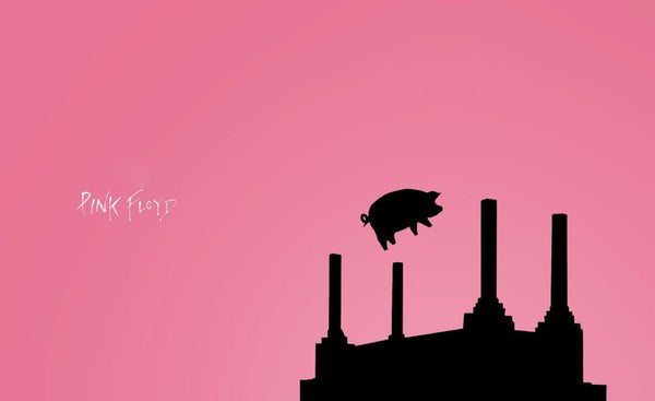 Pink Floyd - Pigs On Wings - Animals - Minimalist Music Minimalist Poste - Canvas Prints