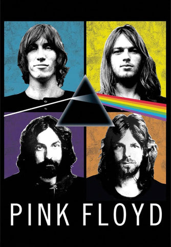 Pink Floyd - Roger Waters Rick Wright David Gilmour Nick Mason - Classic Rock Music Graphic Poster - Framed Prints by Kenneth