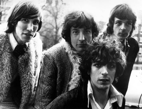 Pink Floyd - Roger Waters Syd Barrett Rick Wright Nick Mason - Rare Photograph - Rock Poster - Posters by Kenneth