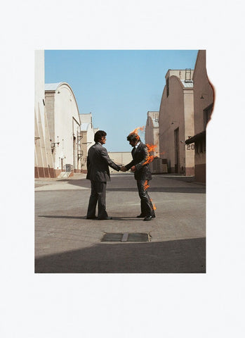 Pink Floyd - Wish You Were Here - Album Cover Art - Classic Rock Music Poster Collection - Art Prints by Kenneth