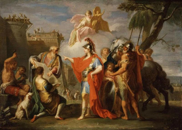 Alexander the Great Founding Alexandria - Framed Prints