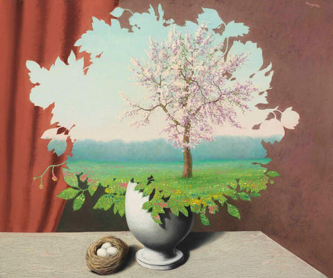 Plagiarism (Le Plagiat) - René Magritte - Surrealist Painting - Large Art Prints by Rene Magritte