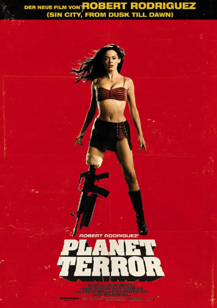 Planet Terror - German Grindhouse Poster - Robert Rodriguez Hollywood Movie Poster - Posters