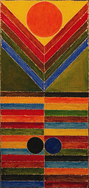 Polarity - Syed Haider Raza Painting - Posters