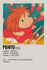 Ponyo - Studio Ghibli - Japanaese Animated Movie Minimalist Poster - Canvas Prints