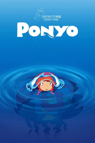 Ponyo -  Studio Ghibli Japanaese Animated Movie Poster - Large Art Prints