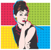 Audrey Hepburn Pop Art - Framed Prints