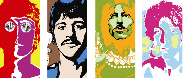 Pop Art - The Beatles, Within You Without You - Art Panels