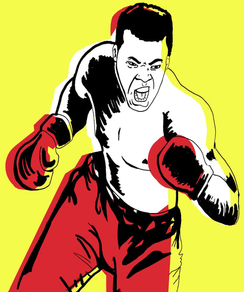 Pop Art - Muhammad Ali by Sina Irani | Tallenge Store | Buy Posters, Framed Prints & Canvas Prints