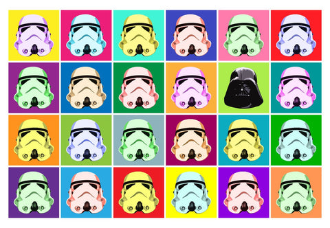 Pop Art - Star Wars Stormtroopers - Hollywood Collection - Large Art Prints by Joel Jerry