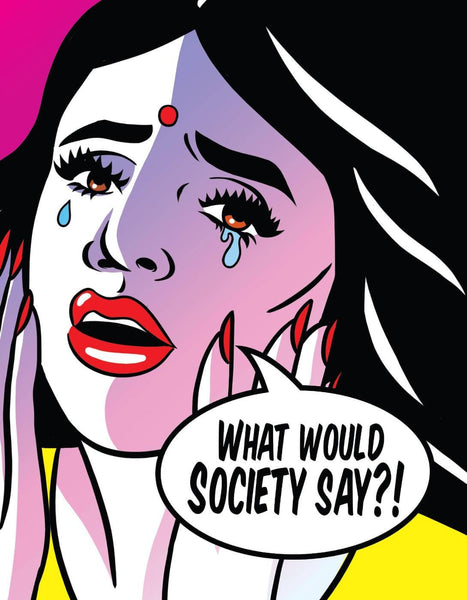 Pop Art - What Would Society Say - Canvas Prints