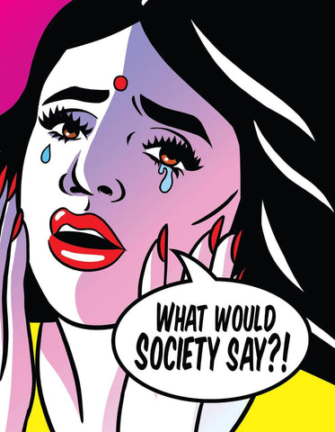 Pop Art - What Would Society Say - Canvas Prints