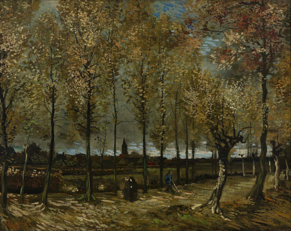 Poplars Near Nuenen - Canvas Prints