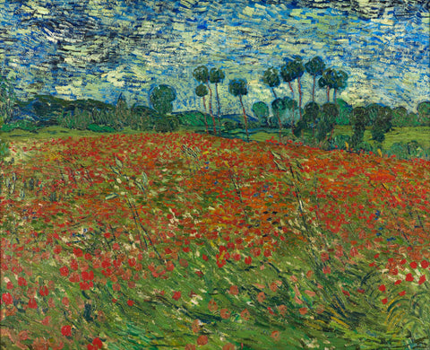 Poppy Field - Life Size Posters by Vincent Van Gogh