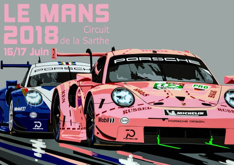 Porsche - Le Mans 2018 - Posters by Ana Vans