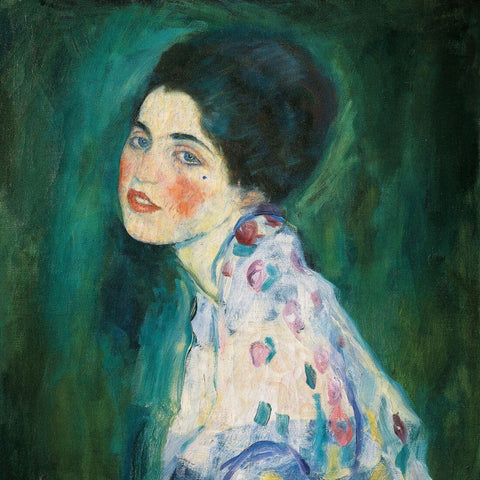 Portrait Of A Lady - Gustav Klimt by Gustav Klimt